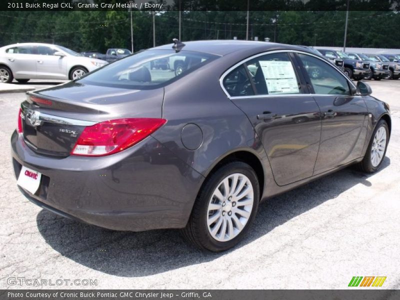 Granite Gray Metallic / Ebony 2011 Buick Regal CXL