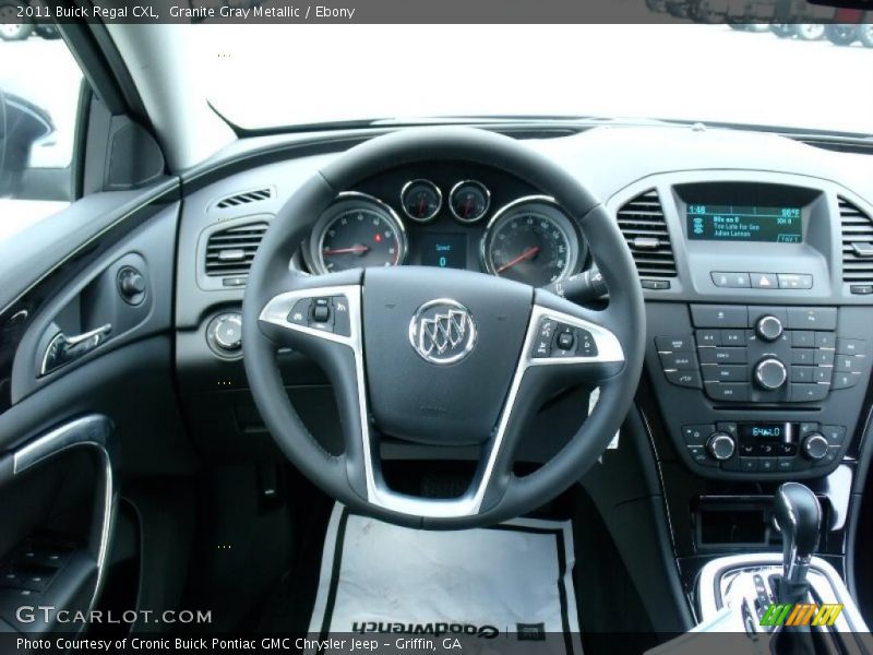 Granite Gray Metallic / Ebony 2011 Buick Regal CXL