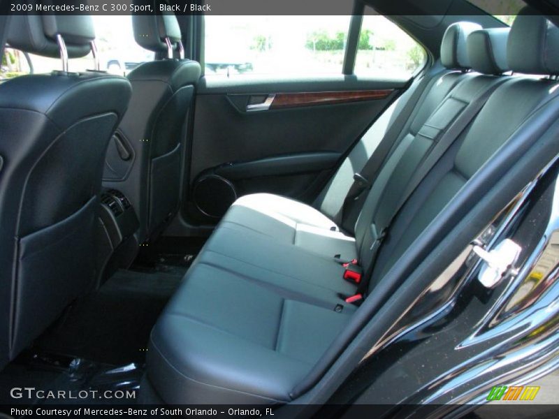 Black / Black 2009 Mercedes-Benz C 300 Sport