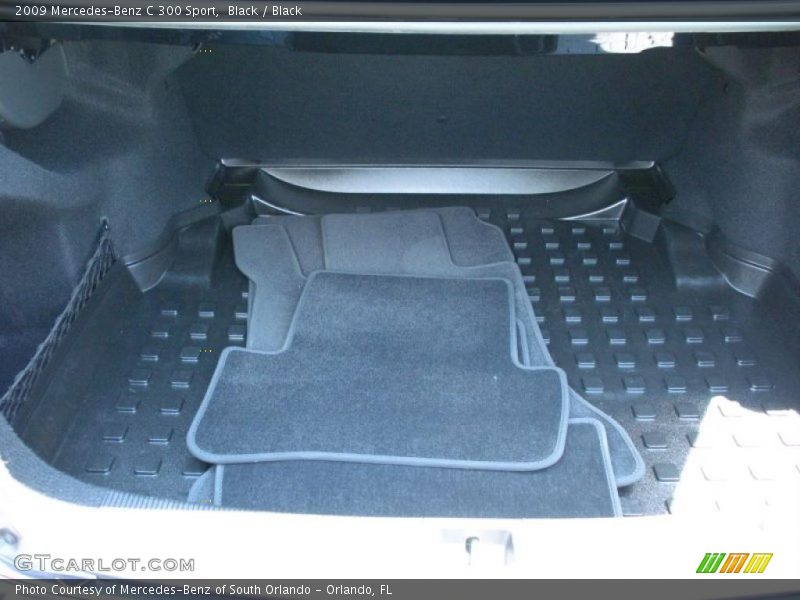 Black / Black 2009 Mercedes-Benz C 300 Sport