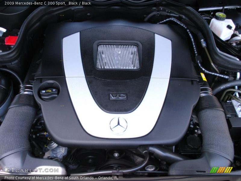 Black / Black 2009 Mercedes-Benz C 300 Sport