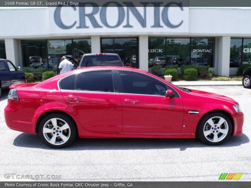 Liquid Red / Onyx 2008 Pontiac G8 GT