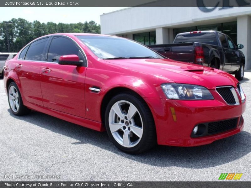 Liquid Red / Onyx 2008 Pontiac G8 GT