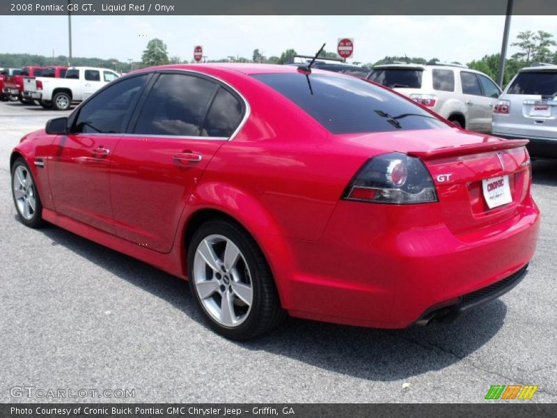 Liquid Red / Onyx 2008 Pontiac G8 GT