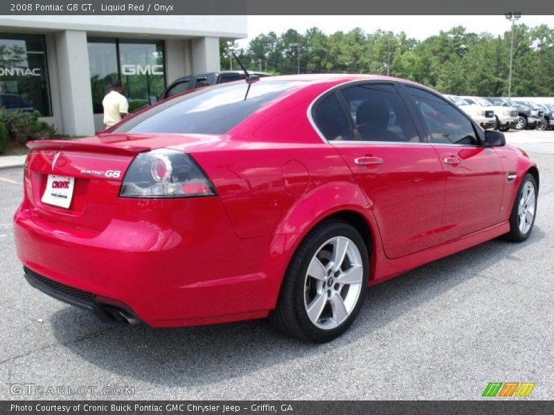 Liquid Red / Onyx 2008 Pontiac G8 GT