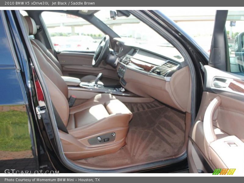 Jet Black / Saddle Brown 2010 BMW X5 xDrive30i