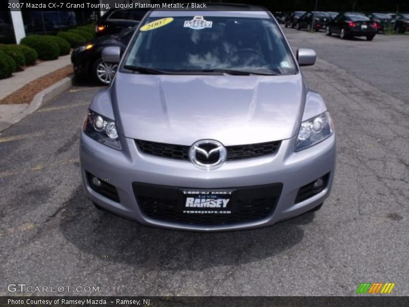 Liquid Platinum Metallic / Black 2007 Mazda CX-7 Grand Touring