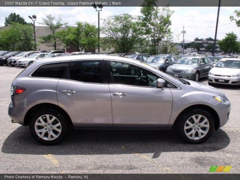 Liquid Platinum Metallic / Black 2007 Mazda CX-7 Grand Touring