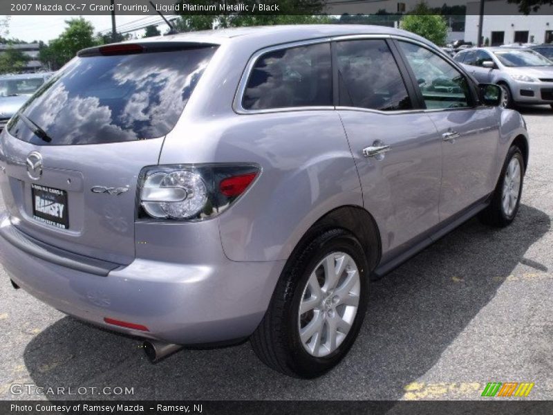 Liquid Platinum Metallic / Black 2007 Mazda CX-7 Grand Touring