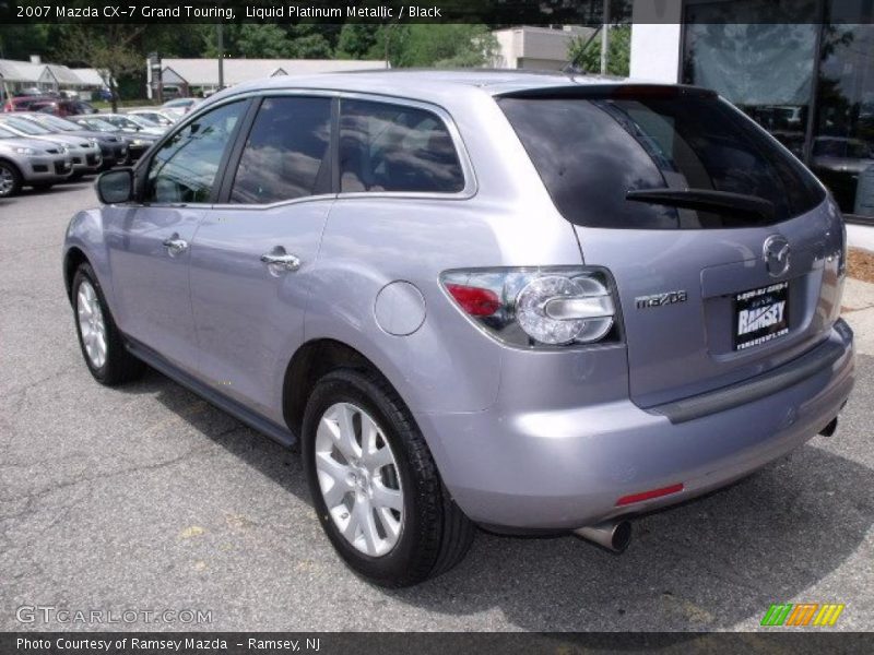 Liquid Platinum Metallic / Black 2007 Mazda CX-7 Grand Touring