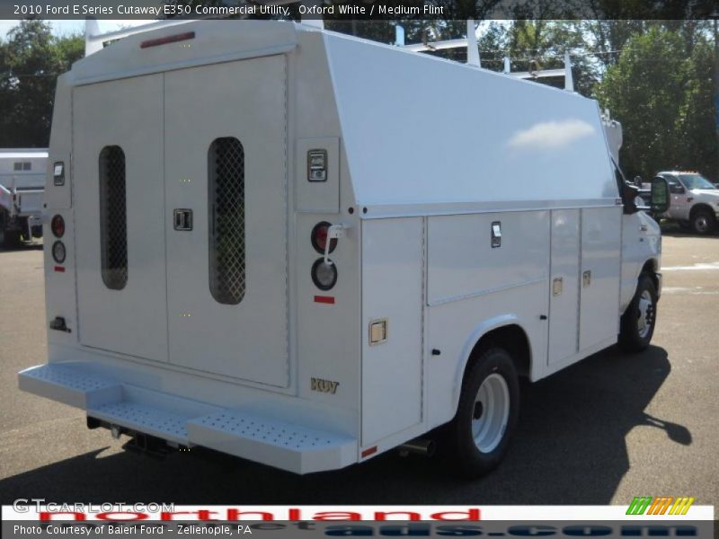 Oxford White / Medium Flint 2010 Ford E Series Cutaway E350 Commercial Utility