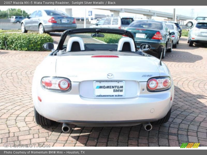 Sunlight Silver Metallic / Black 2007 Mazda MX-5 Miata Touring Roadster