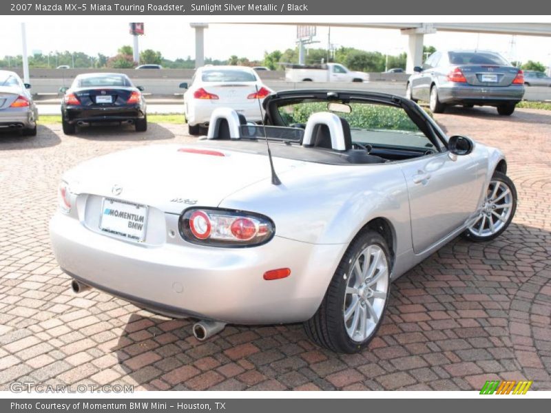 Sunlight Silver Metallic / Black 2007 Mazda MX-5 Miata Touring Roadster