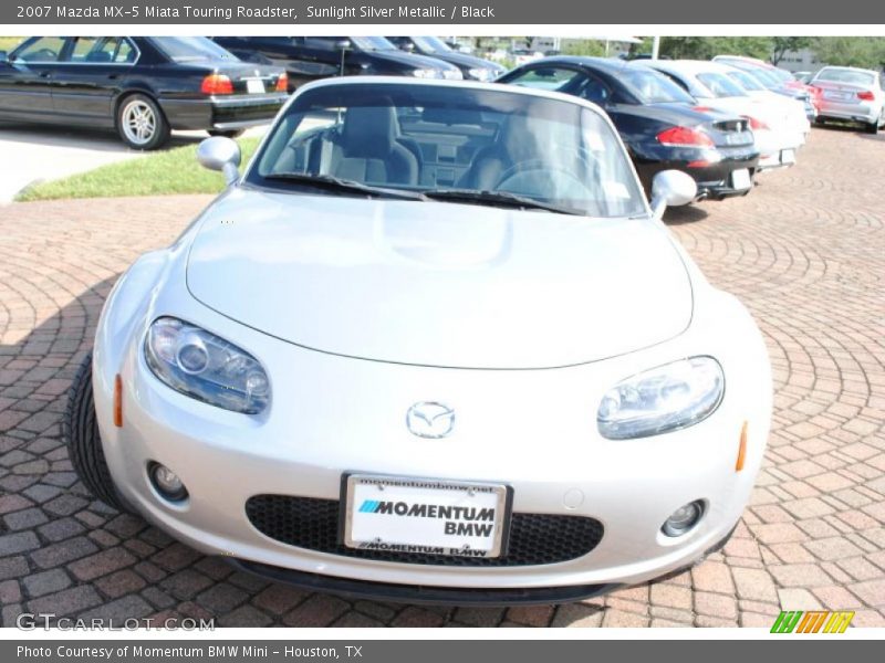 Sunlight Silver Metallic / Black 2007 Mazda MX-5 Miata Touring Roadster