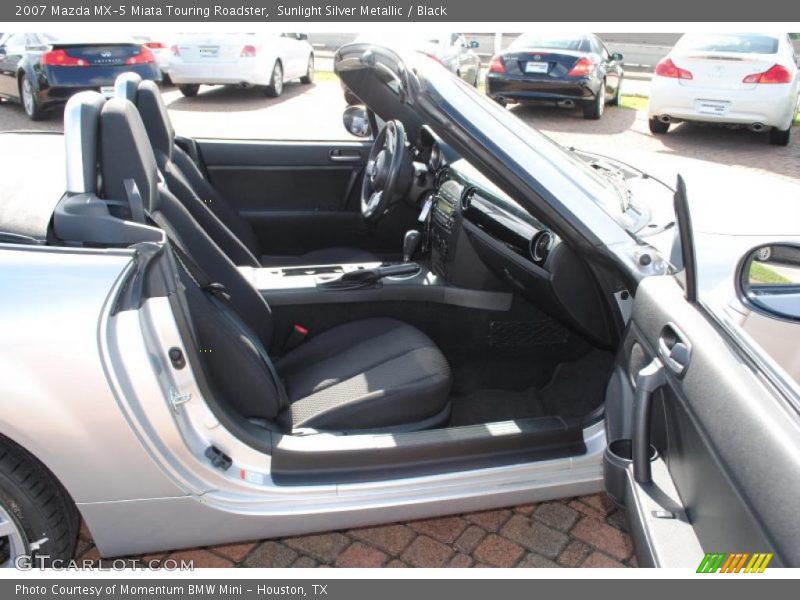 Sunlight Silver Metallic / Black 2007 Mazda MX-5 Miata Touring Roadster