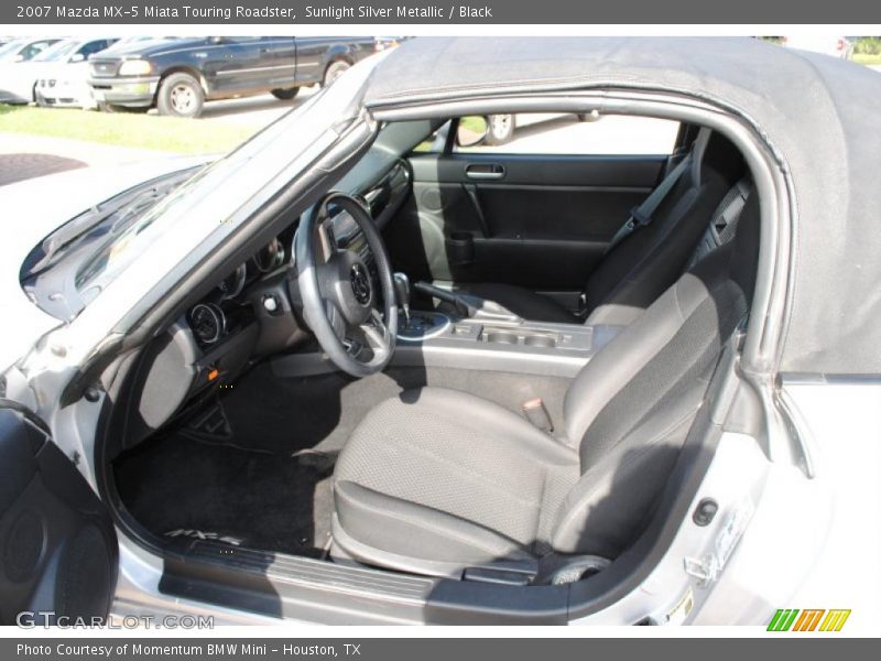 Sunlight Silver Metallic / Black 2007 Mazda MX-5 Miata Touring Roadster