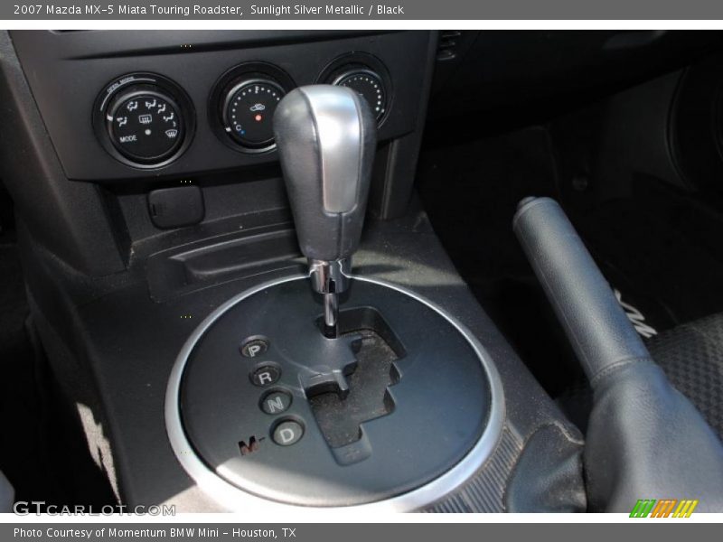 Sunlight Silver Metallic / Black 2007 Mazda MX-5 Miata Touring Roadster