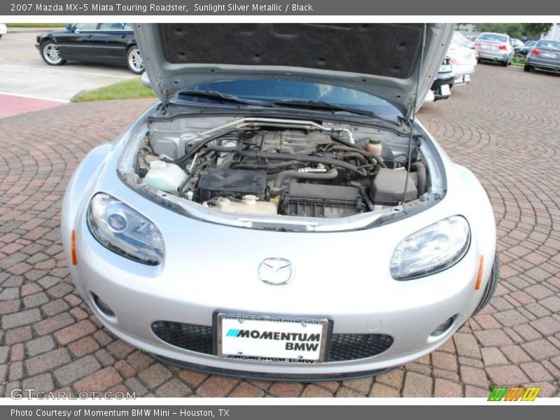 Sunlight Silver Metallic / Black 2007 Mazda MX-5 Miata Touring Roadster