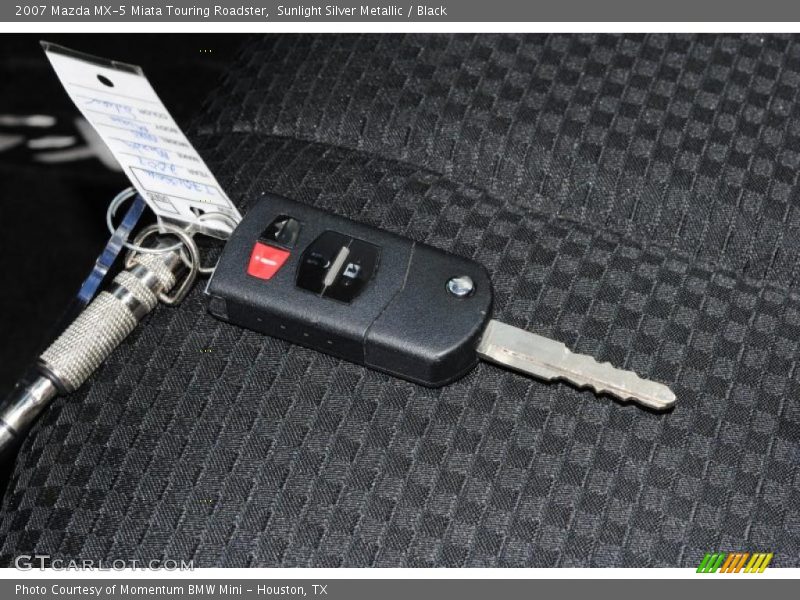 Sunlight Silver Metallic / Black 2007 Mazda MX-5 Miata Touring Roadster
