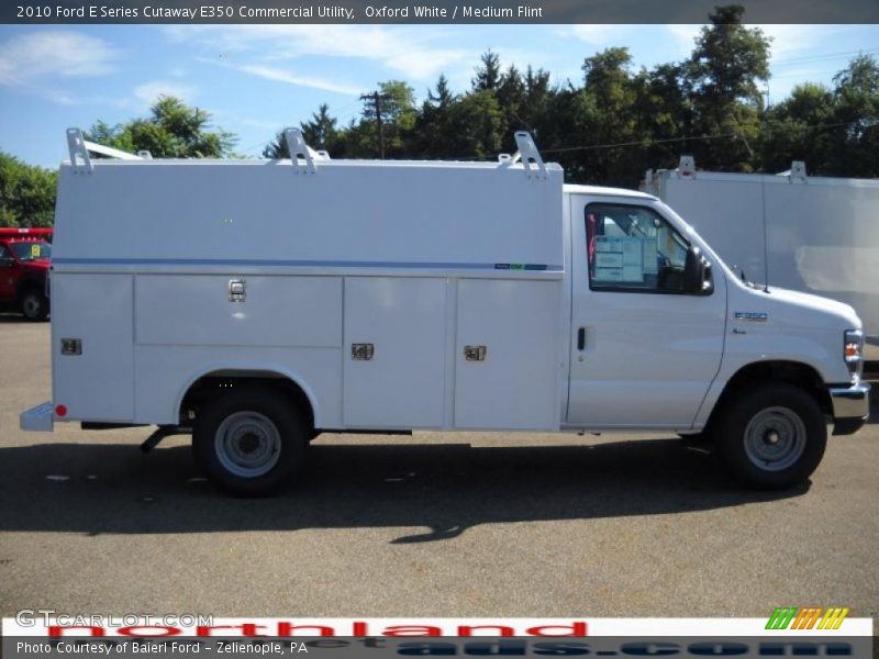 Oxford White / Medium Flint 2010 Ford E Series Cutaway E350 Commercial Utility