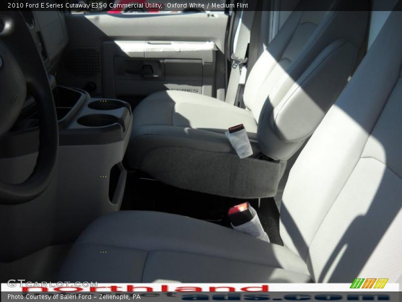 Oxford White / Medium Flint 2010 Ford E Series Cutaway E350 Commercial Utility