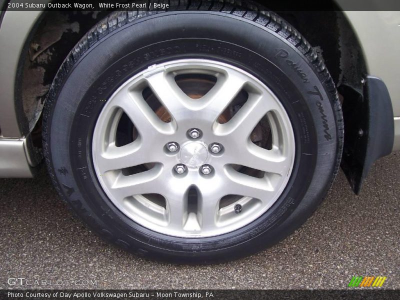 White Frost Pearl / Beige 2004 Subaru Outback Wagon