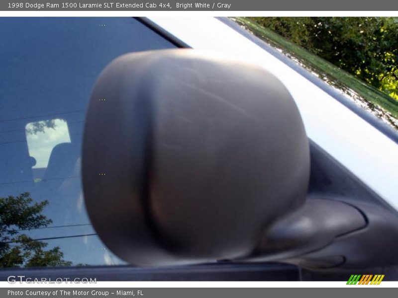 Bright White / Gray 1998 Dodge Ram 1500 Laramie SLT Extended Cab 4x4