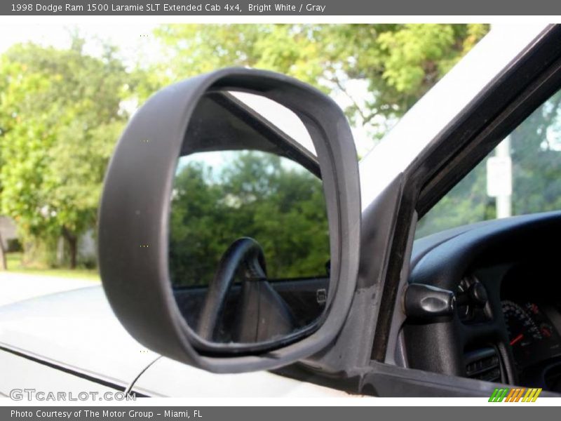 Bright White / Gray 1998 Dodge Ram 1500 Laramie SLT Extended Cab 4x4
