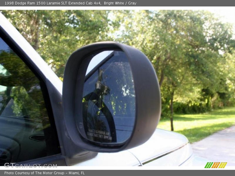 Bright White / Gray 1998 Dodge Ram 1500 Laramie SLT Extended Cab 4x4