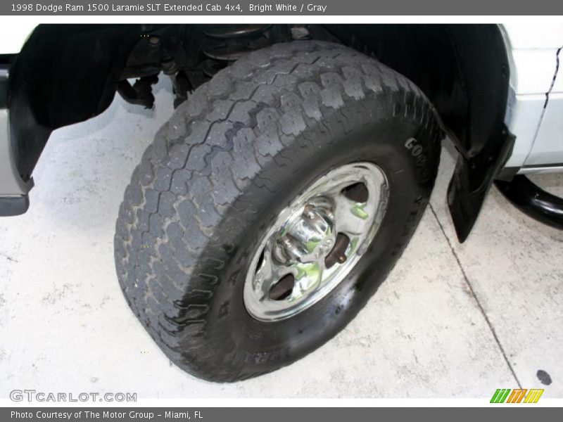 Bright White / Gray 1998 Dodge Ram 1500 Laramie SLT Extended Cab 4x4