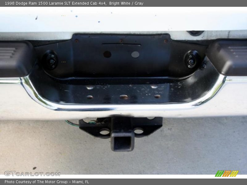 Bright White / Gray 1998 Dodge Ram 1500 Laramie SLT Extended Cab 4x4