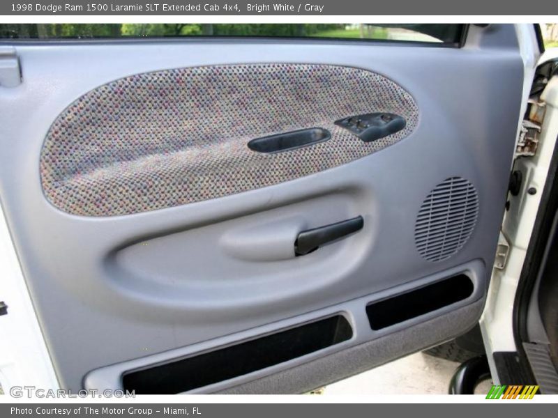 Bright White / Gray 1998 Dodge Ram 1500 Laramie SLT Extended Cab 4x4
