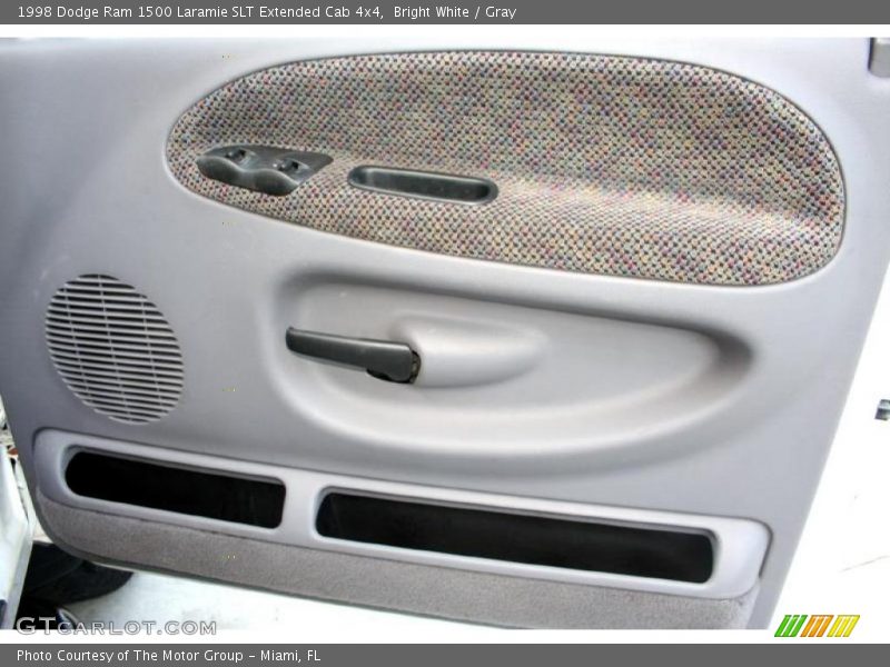 Bright White / Gray 1998 Dodge Ram 1500 Laramie SLT Extended Cab 4x4