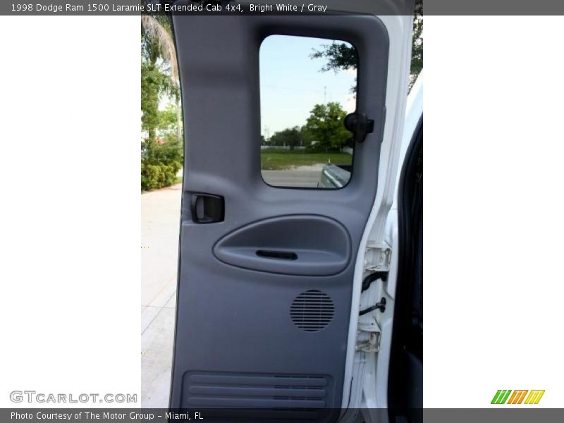 Bright White / Gray 1998 Dodge Ram 1500 Laramie SLT Extended Cab 4x4