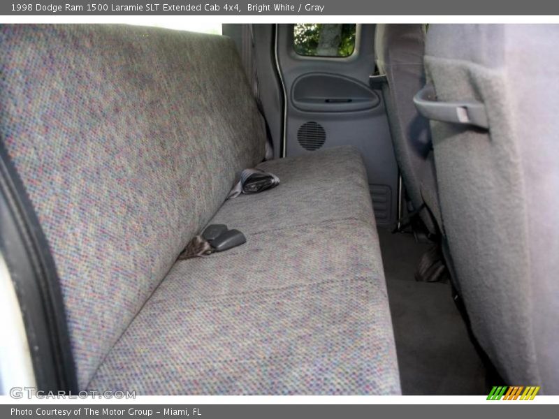 Bright White / Gray 1998 Dodge Ram 1500 Laramie SLT Extended Cab 4x4