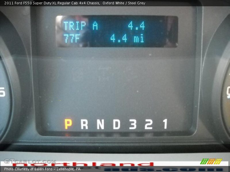 Oxford White / Steel Grey 2011 Ford F550 Super Duty XL Regular Cab 4x4 Chassis