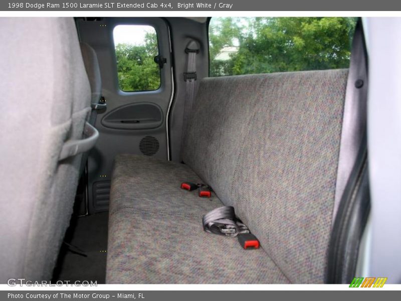 Bright White / Gray 1998 Dodge Ram 1500 Laramie SLT Extended Cab 4x4
