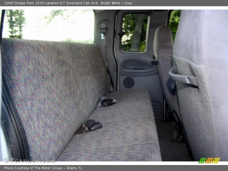 Bright White / Gray 1998 Dodge Ram 1500 Laramie SLT Extended Cab 4x4