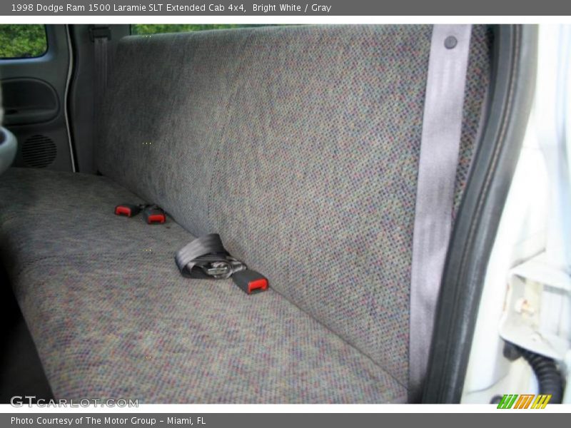 Bright White / Gray 1998 Dodge Ram 1500 Laramie SLT Extended Cab 4x4