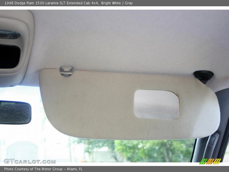 Bright White / Gray 1998 Dodge Ram 1500 Laramie SLT Extended Cab 4x4