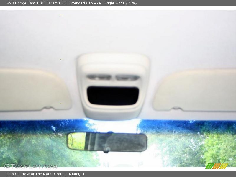 Bright White / Gray 1998 Dodge Ram 1500 Laramie SLT Extended Cab 4x4