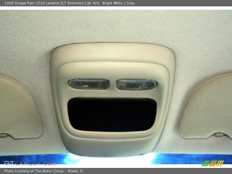 Bright White / Gray 1998 Dodge Ram 1500 Laramie SLT Extended Cab 4x4