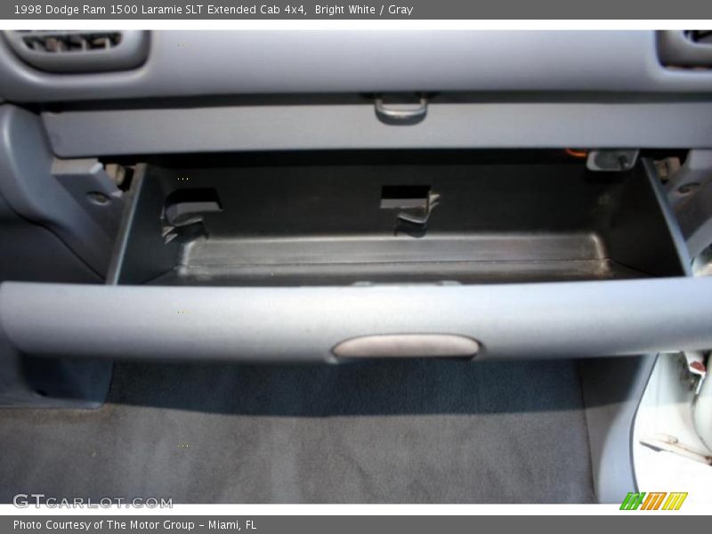 Bright White / Gray 1998 Dodge Ram 1500 Laramie SLT Extended Cab 4x4