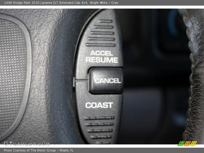 Bright White / Gray 1998 Dodge Ram 1500 Laramie SLT Extended Cab 4x4