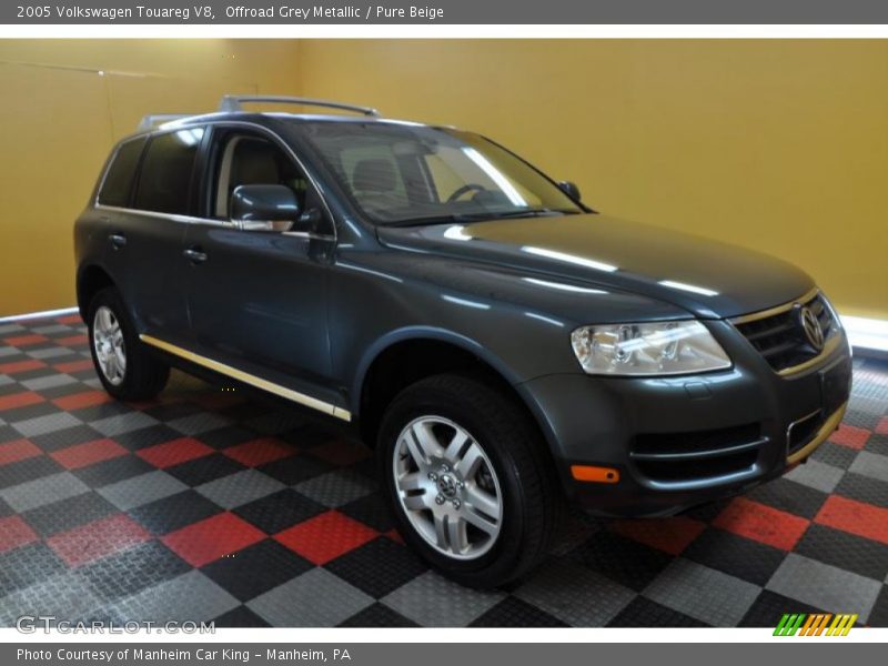 Offroad Grey Metallic / Pure Beige 2005 Volkswagen Touareg V8