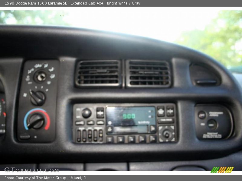 Bright White / Gray 1998 Dodge Ram 1500 Laramie SLT Extended Cab 4x4