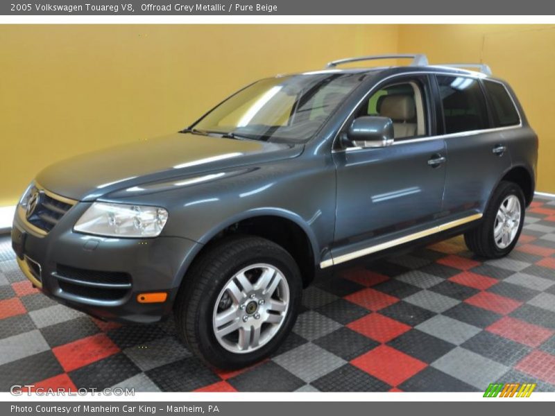 Offroad Grey Metallic / Pure Beige 2005 Volkswagen Touareg V8
