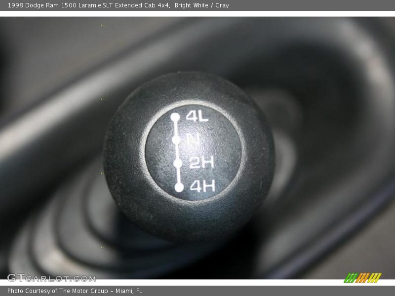 Bright White / Gray 1998 Dodge Ram 1500 Laramie SLT Extended Cab 4x4