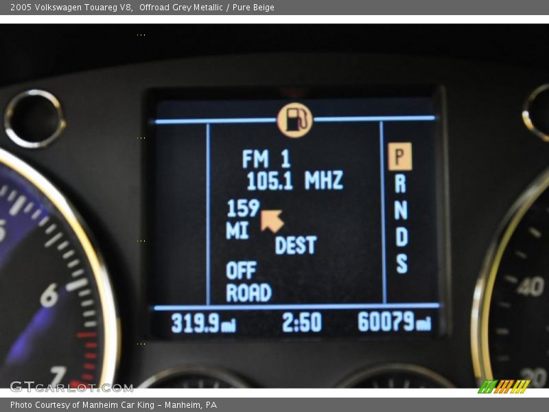 Offroad Grey Metallic / Pure Beige 2005 Volkswagen Touareg V8