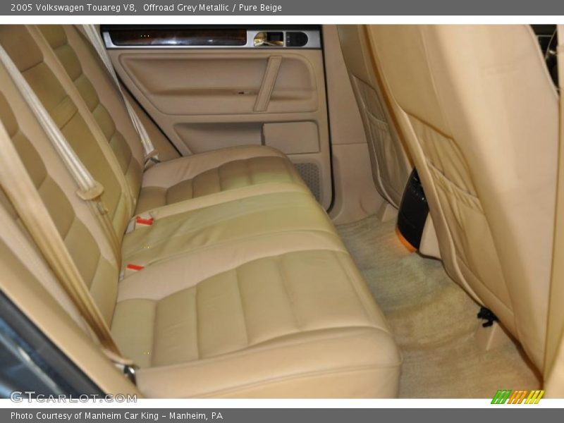 Offroad Grey Metallic / Pure Beige 2005 Volkswagen Touareg V8